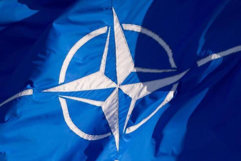 Nato-Flagge Nato-Flagge