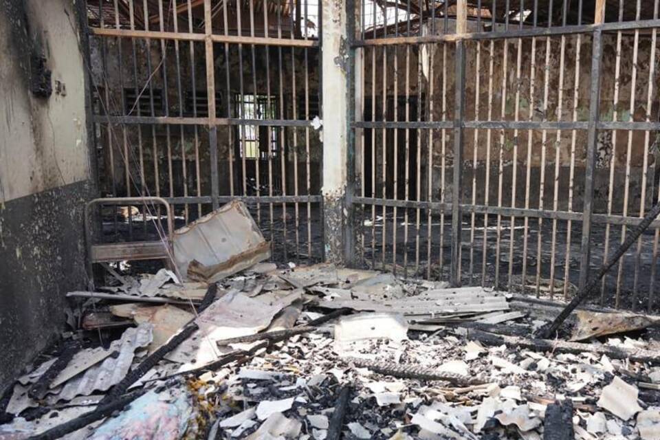 Gefängnisbrand in Indonesien Gefängnisbrand in Indonesien