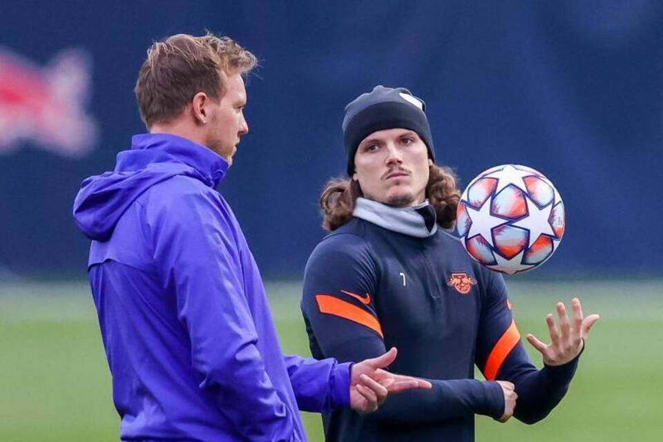 Julian Nagelsmann und Marcel Sabitzer