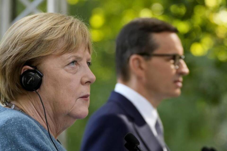 Merkel in Warschau Merkel in Warschau