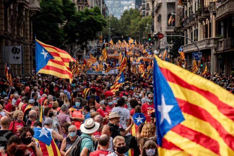 Katalanen fordern Unabhängigkeit