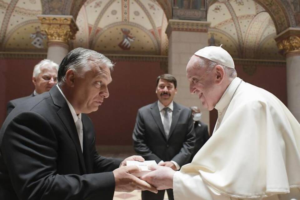 Papst in Budapest Papst in Budapest
