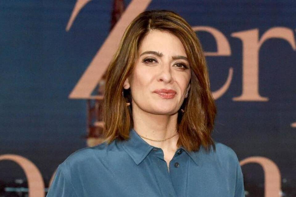 Moderatorin Linda Zervakis Moderatorin Linda Zervakis