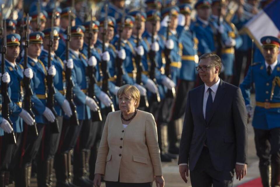 Angela Merkel in Serbien Angela Merkel in Serbien