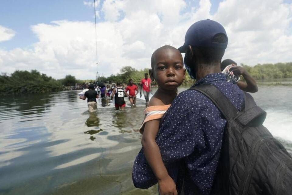 Migration an der Grenze zwischen Mexiko und USA