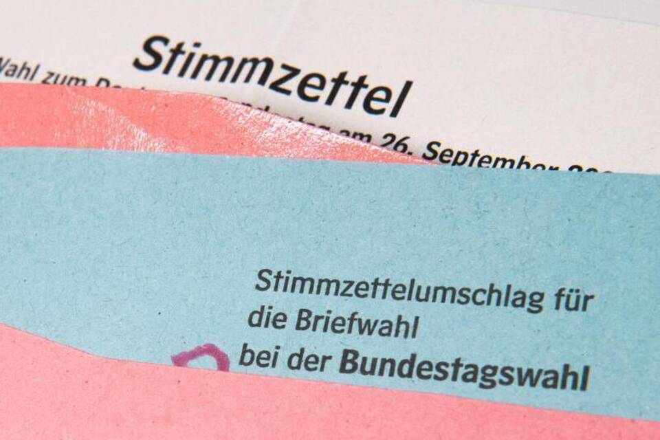 Briefwahl bei der Bundestagswahl 2021
