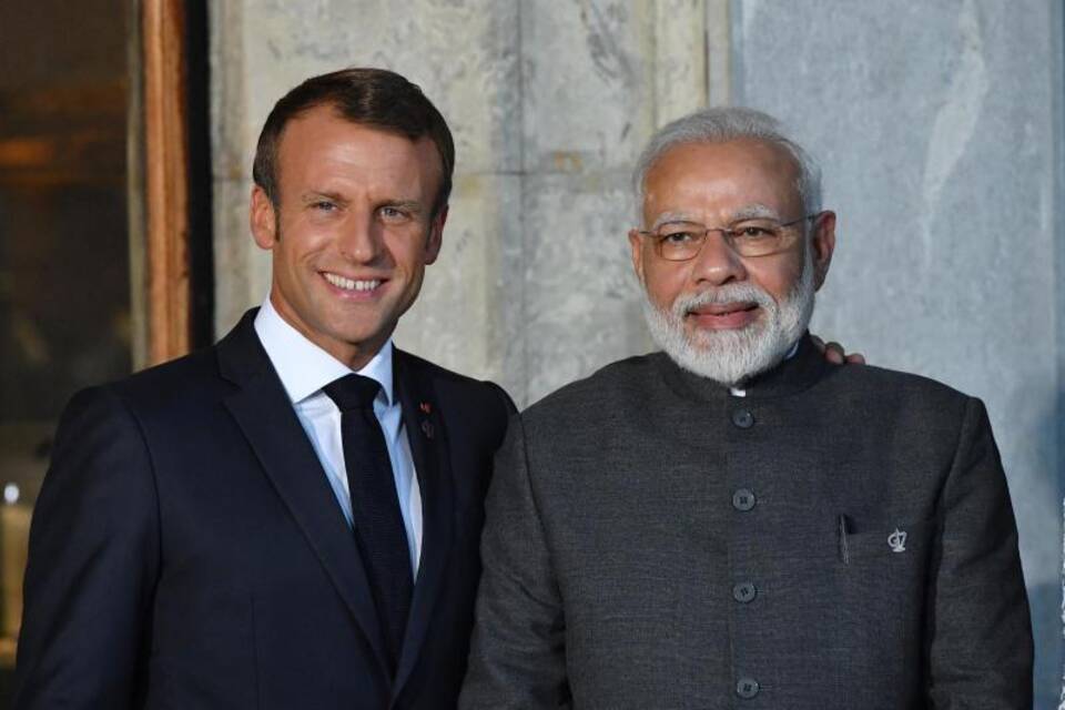 Macron und Modi Macron und Modi
