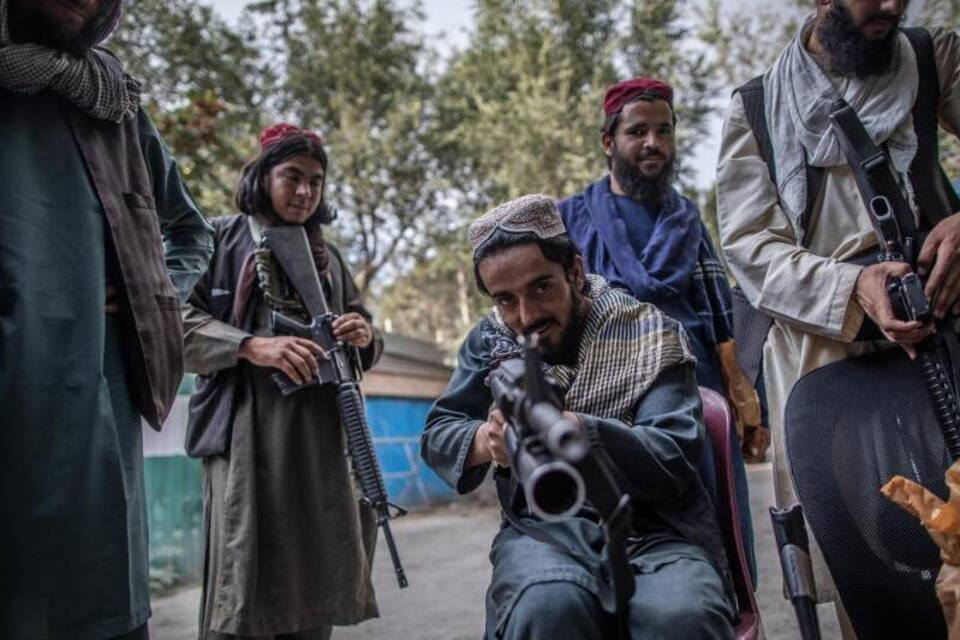 Kämpfer der Taliban in Kabul