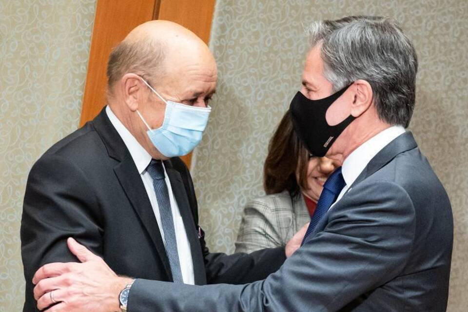 Le Drian und Blinken Le Drian und Blinken
