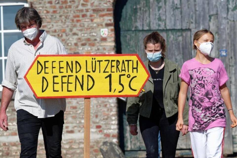 Klimaaktivistinnen in Lützerath