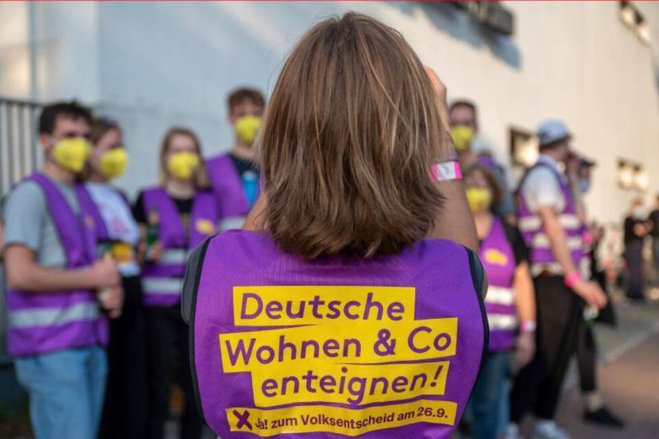 Wahlparty von Deutsche Wohnen und Co. enteignen