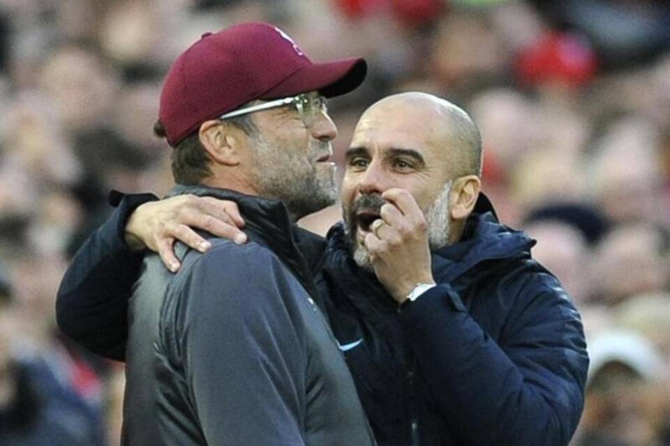 Klopp und Guardiola