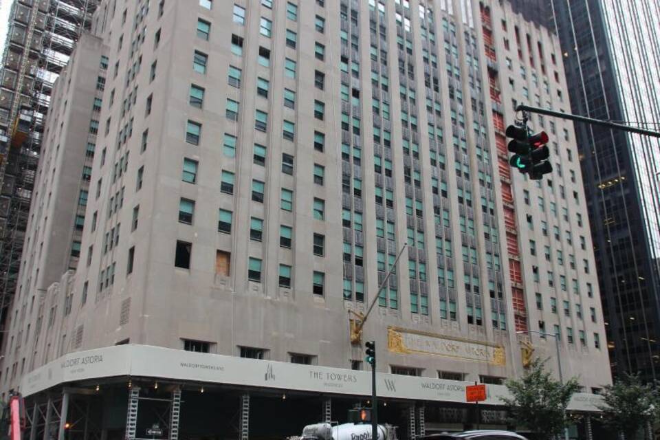 Das New Yorker Waldorf Astoria wird 90 Das New Yorker Waldorf Astoria wird 90