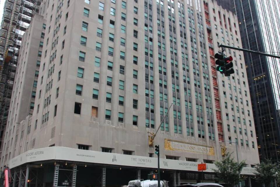 Das New Yorker Waldorf Astoria wird 90