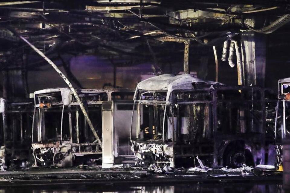 Brand im Busdepot Brand im Busdepot