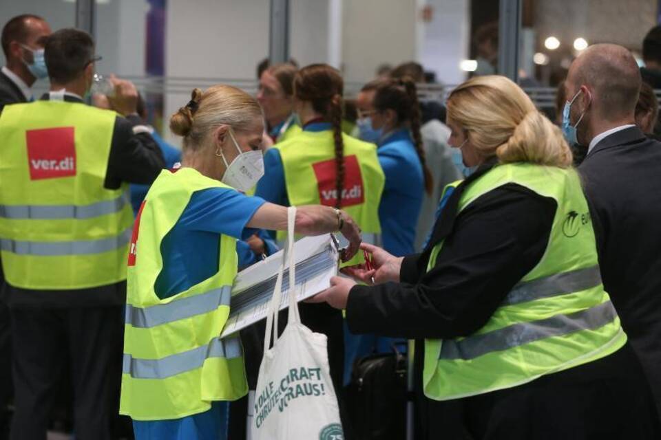 Warnstreik bei Eurowings in Düsseldorf