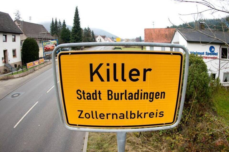 Ortsschild Killer Ortsschild Killer