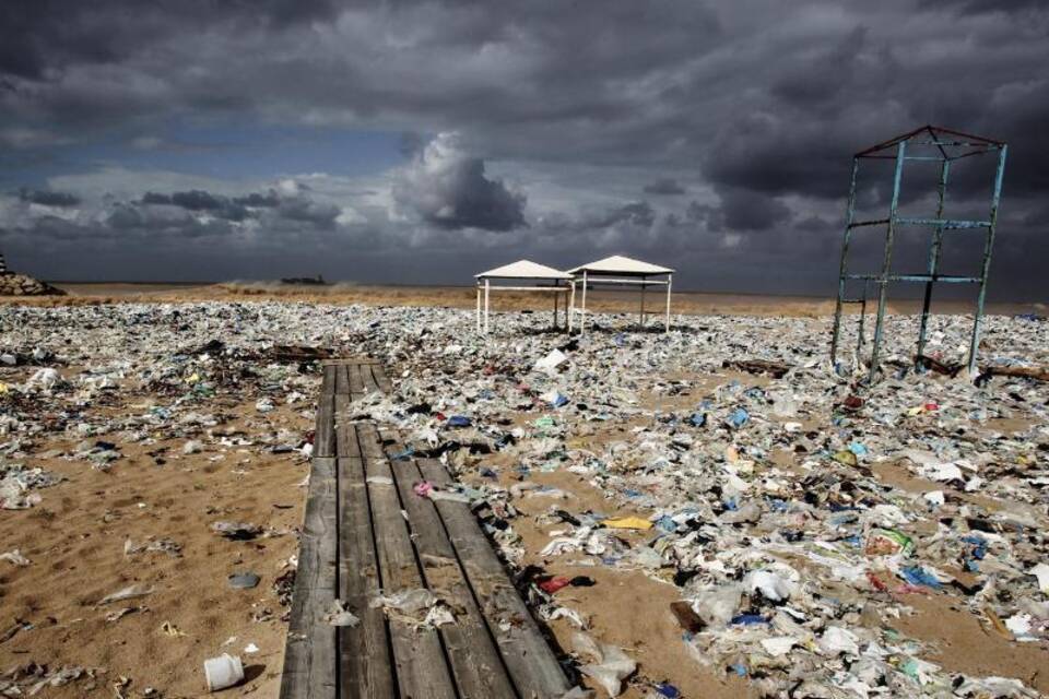 Plastik am Strand Plastik am Strand