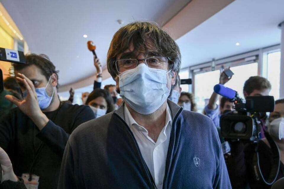 Kataloniens Separatistenführer Puigdemont Kataloniens Separatistenführer Puigdemont