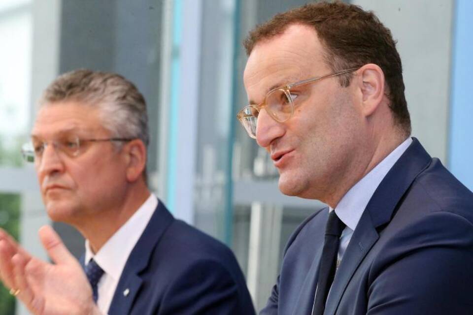 Jens Spahn und Lothar Wieler