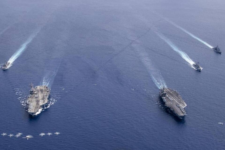US-Marine im Südchinesischen Meer US-Marine im Südchinesischen Meer