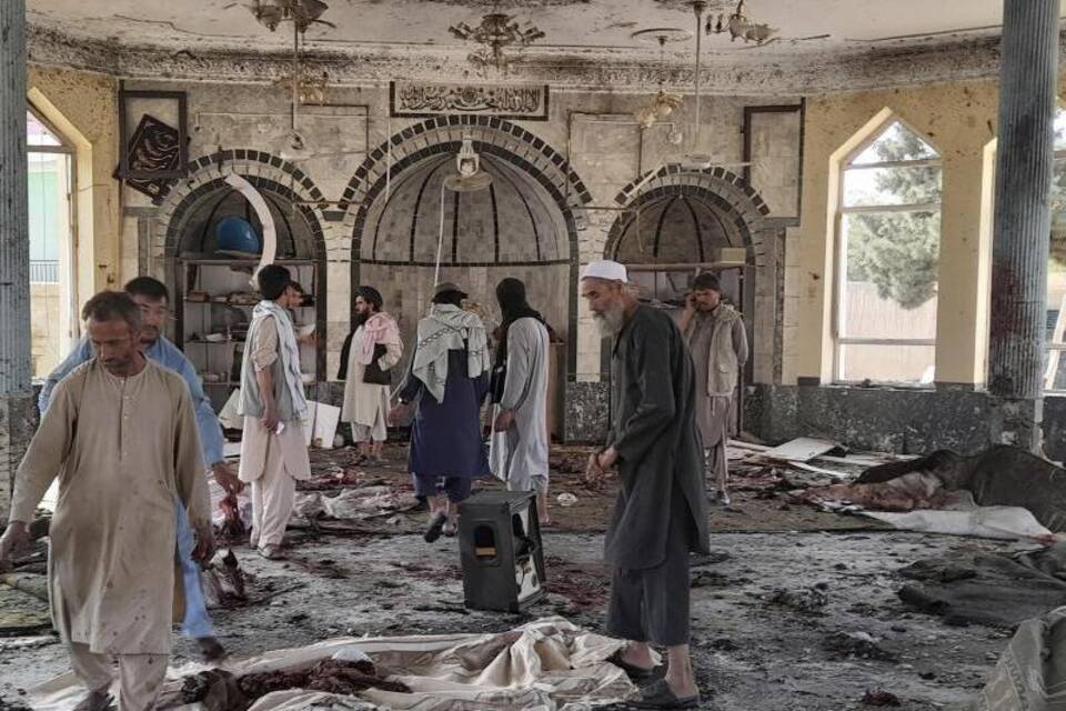 Explosion in Moschee in Afghanistan Explosion in Moschee in Afghanistan