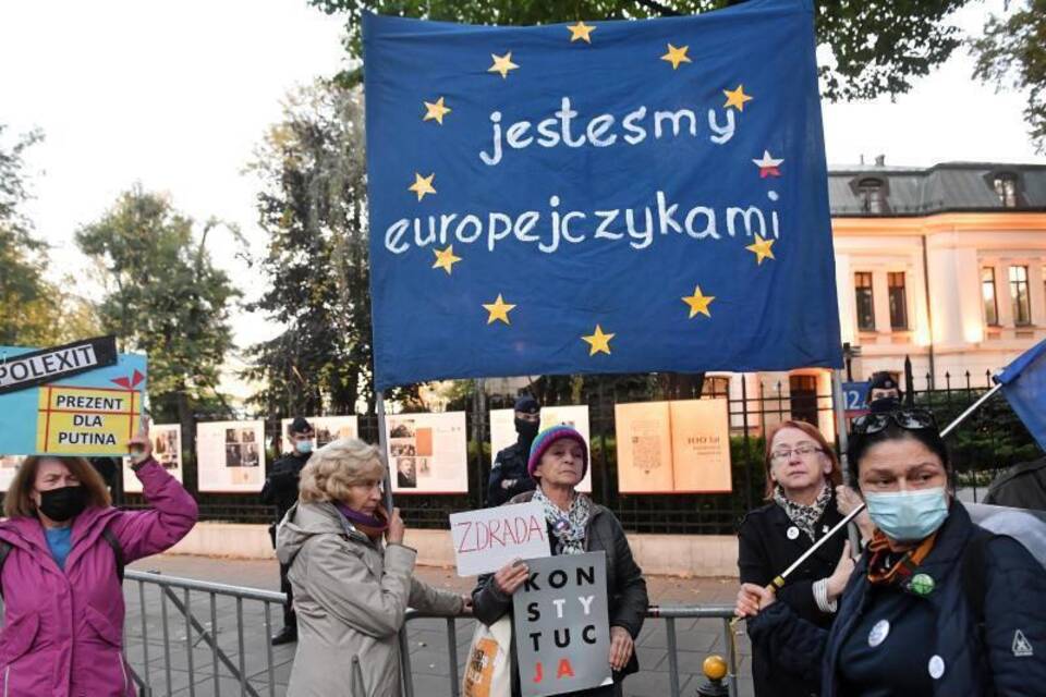 Protest in Polen