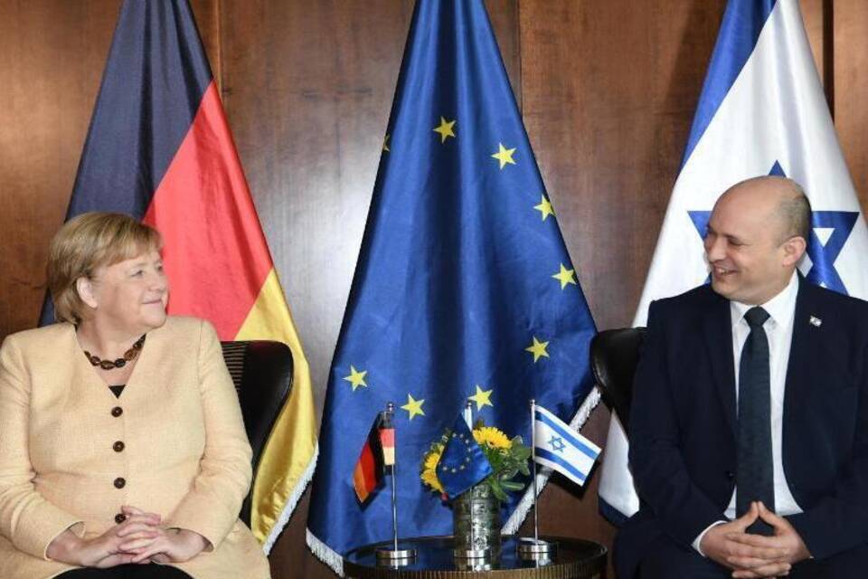 Bundeskanzlerin Angela Merkel in Jerusalem