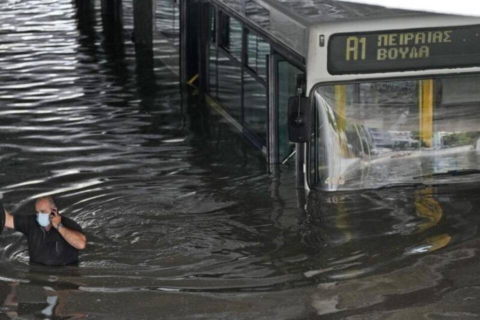Unwetter in Griechenland Unwetter in Griechenland