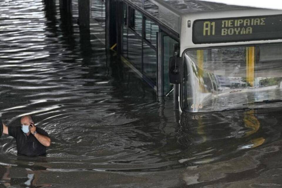 Unwetter in Griechenland