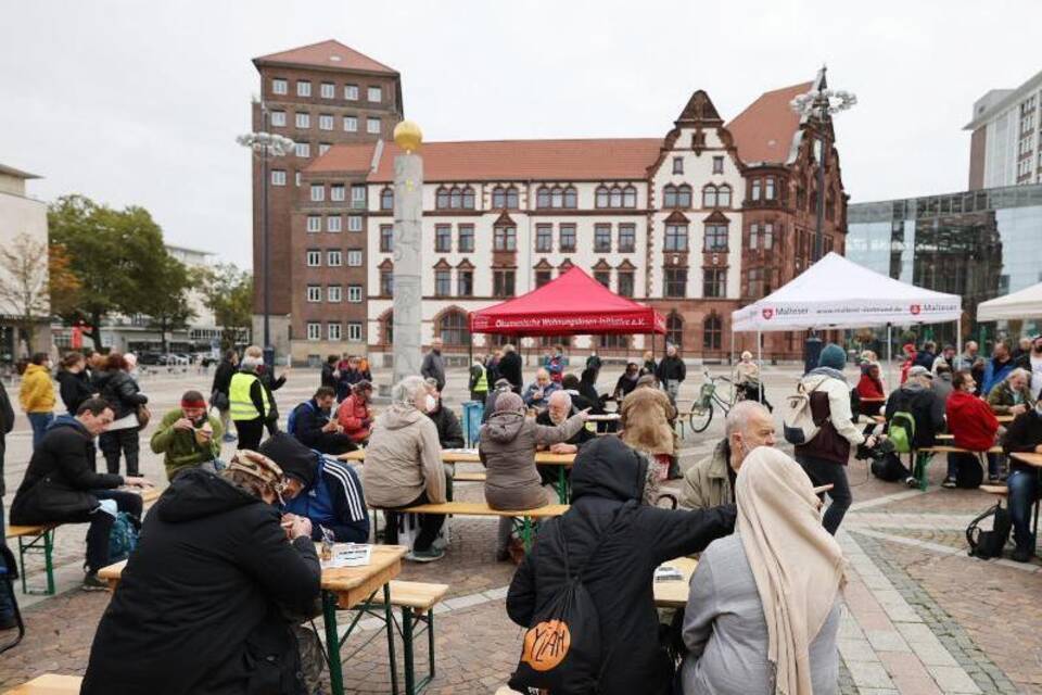 Essen für Obdachlose