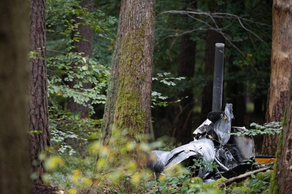 Hubschrauberabsturz in Buchen Hubschrauberabsturz in Buchen