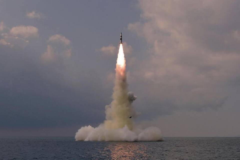 Raketentest in Nordkorea Raketentest in Nordkorea