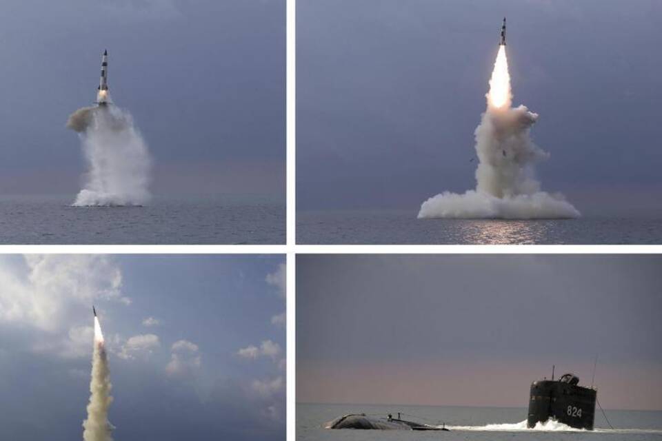 Raketentest in Nordkorea Raketentest in Nordkorea