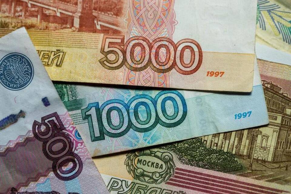 Russische Rubel Russische Rubel