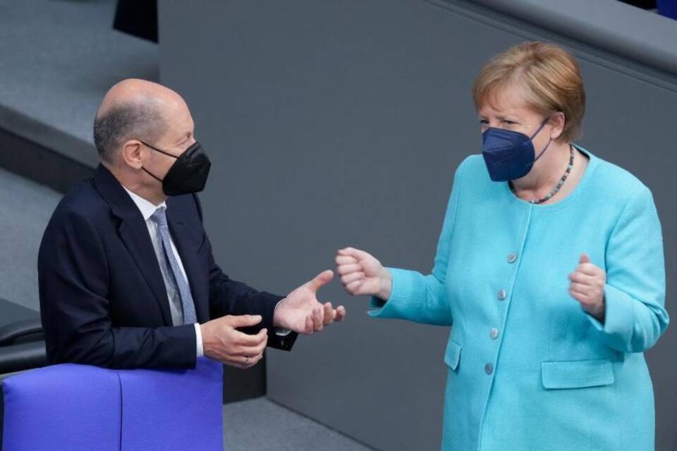 Merkel und Scholz