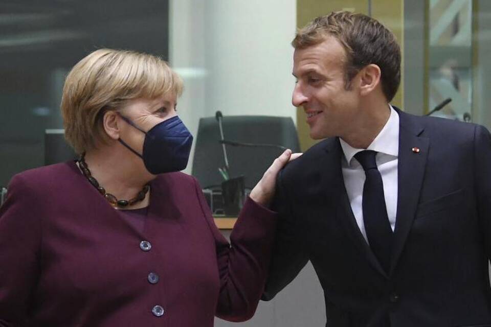 Angela Merkel und Emmanuel Macron