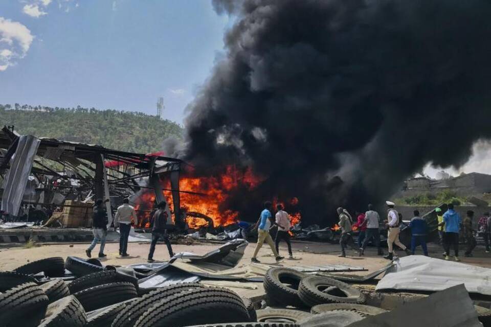 Luftangriff auf Hauptstadt von Tigray Luftangriff auf Hauptstadt von Tigray