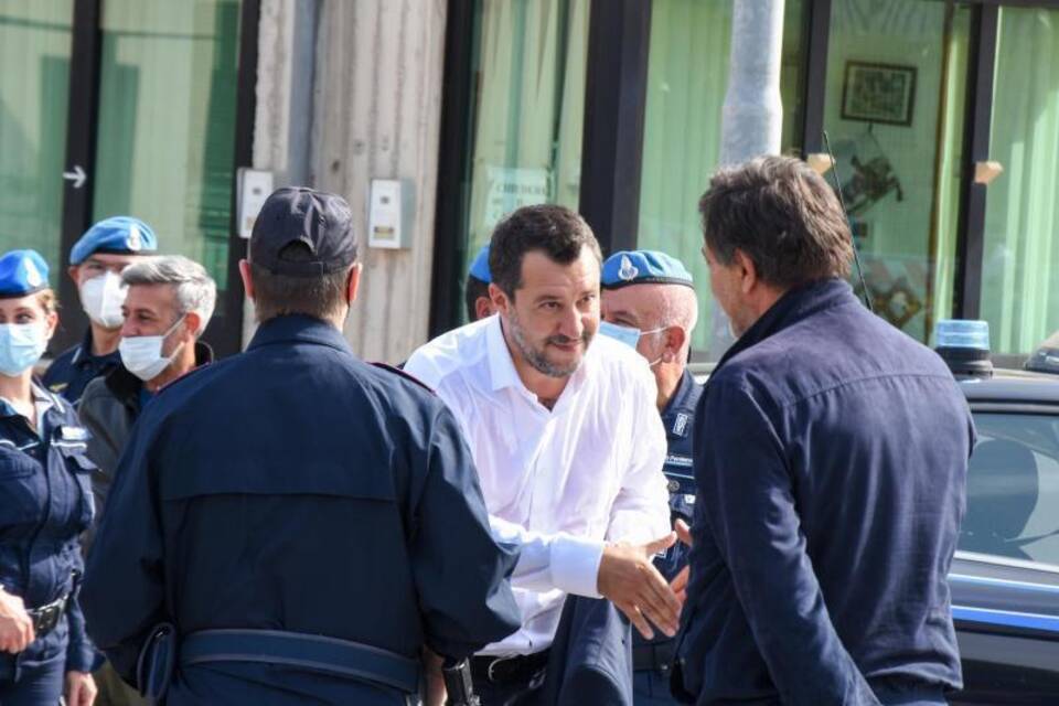 Prozessauftakt gegen Salvini Prozessauftakt gegen Salvini