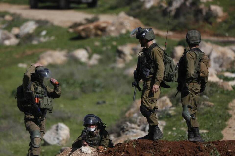 Israelische Streitkräfte im Westjordanland