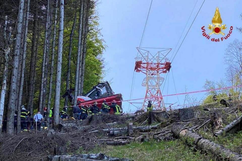 Seilbahnunglück in Italien