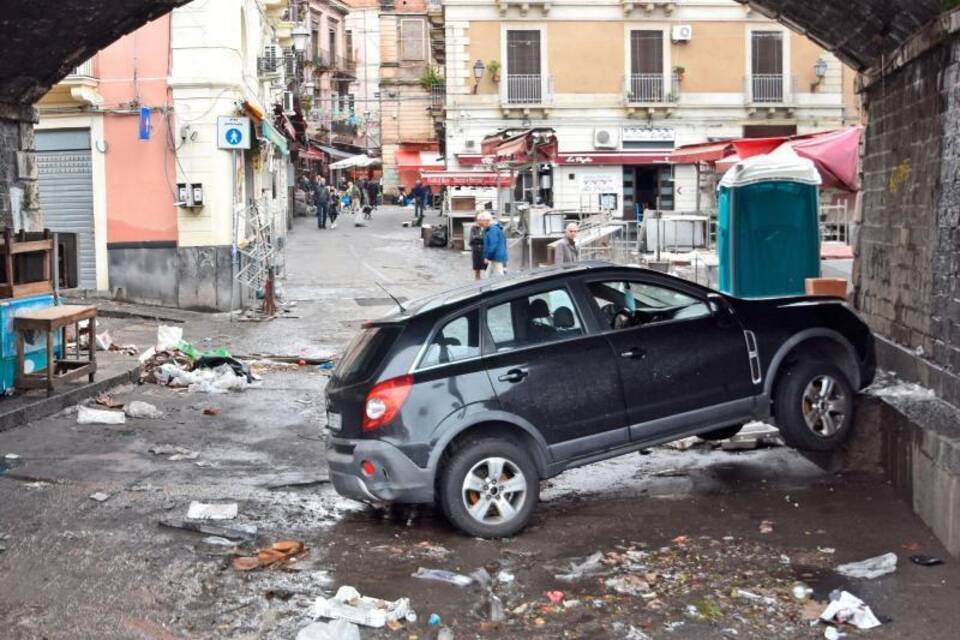 Nach dem Unwetter auf Sizilien