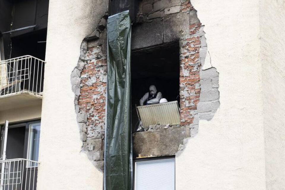 Explosion in einem Wohnhaus in Finnland