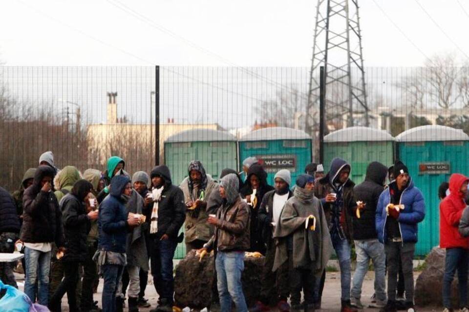 Migranten in Calais