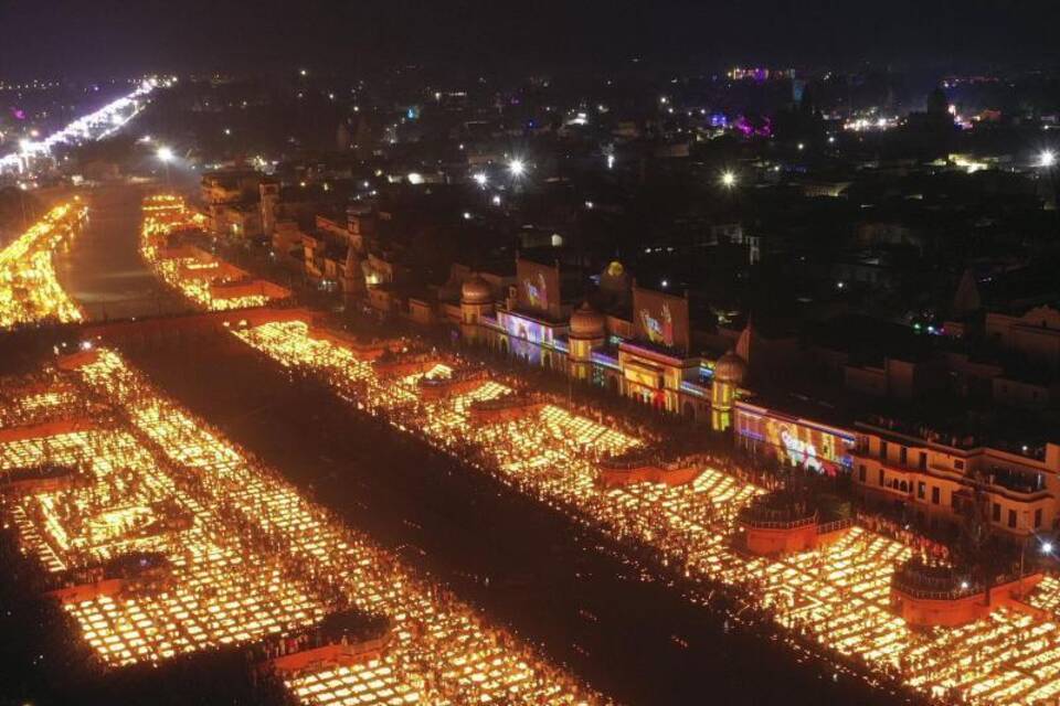 Hindu-Fest Diwali in Indien