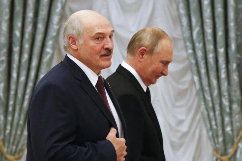Lukaschenko und Putin
