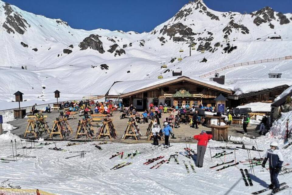 Skihütte in Österreich