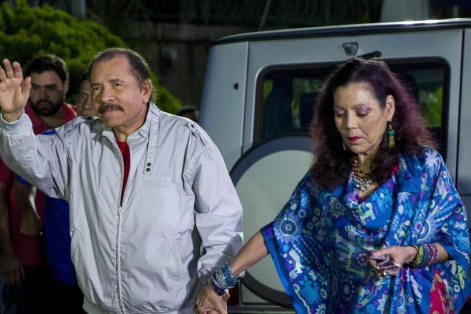 Daniel Ortega und Rosario Murillo