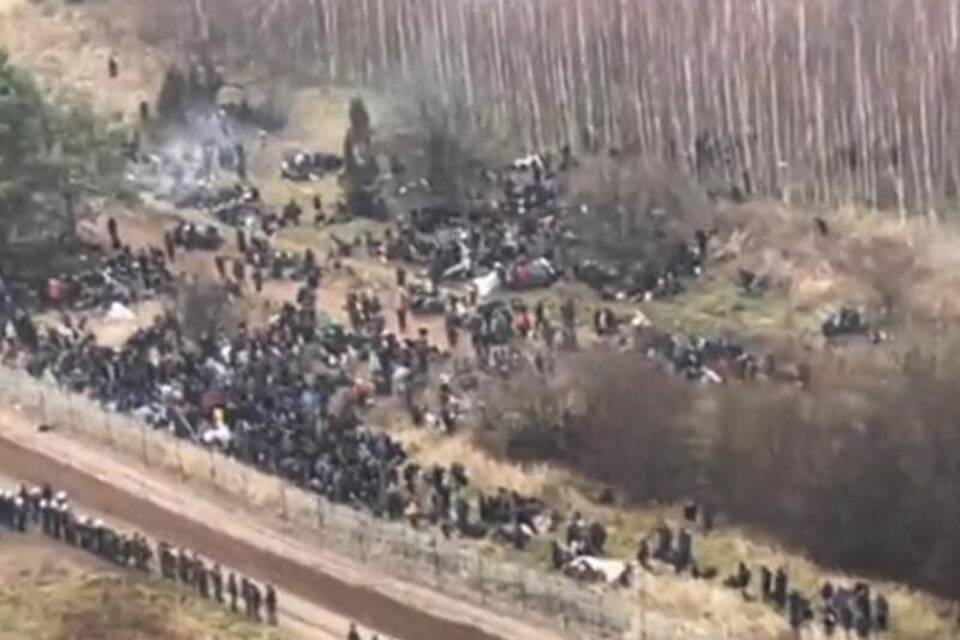 Migranten aus Belarus Migranten aus Belarus