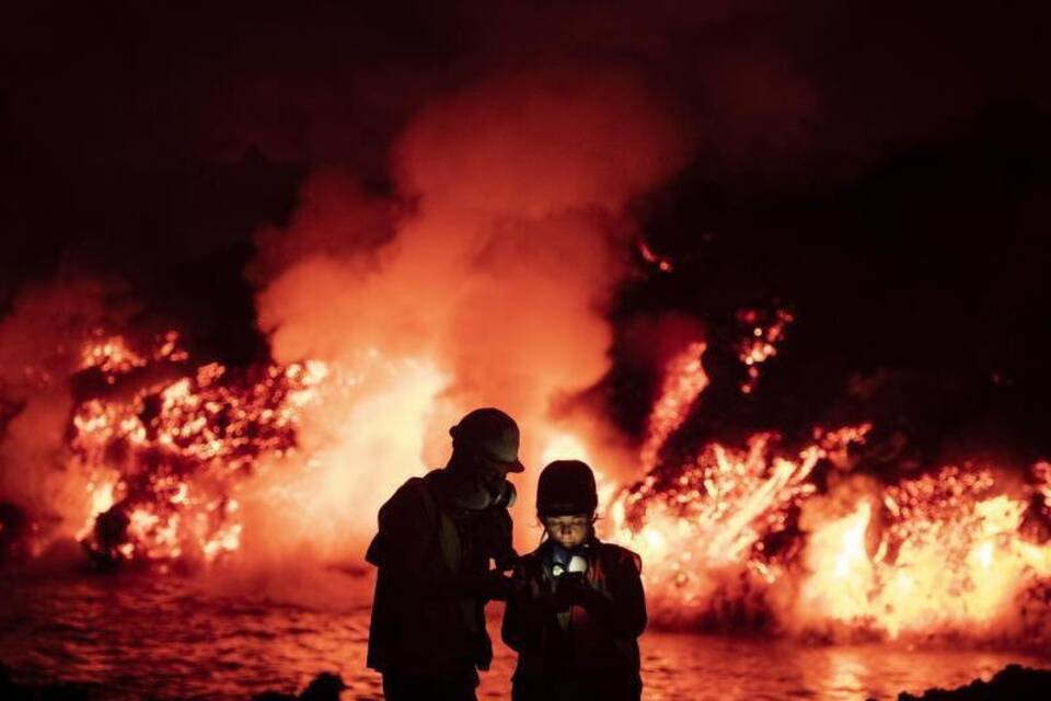Vulkanausbruch auf Kanareninsel La Palma Vulkanausbruch auf Kanareninsel La Palma